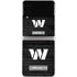 NFL Washington Commanders Black and White Galaxy Z Flip4 5G Skin